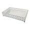 Elegant Designs Elipse Crystal Decorative Mirrored Jewelry or Makeup Vanity Organizer Tray, Chrome